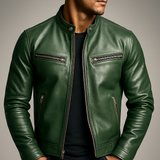 Men's Vintage Textured Jacket | Structured Slim Fit Style