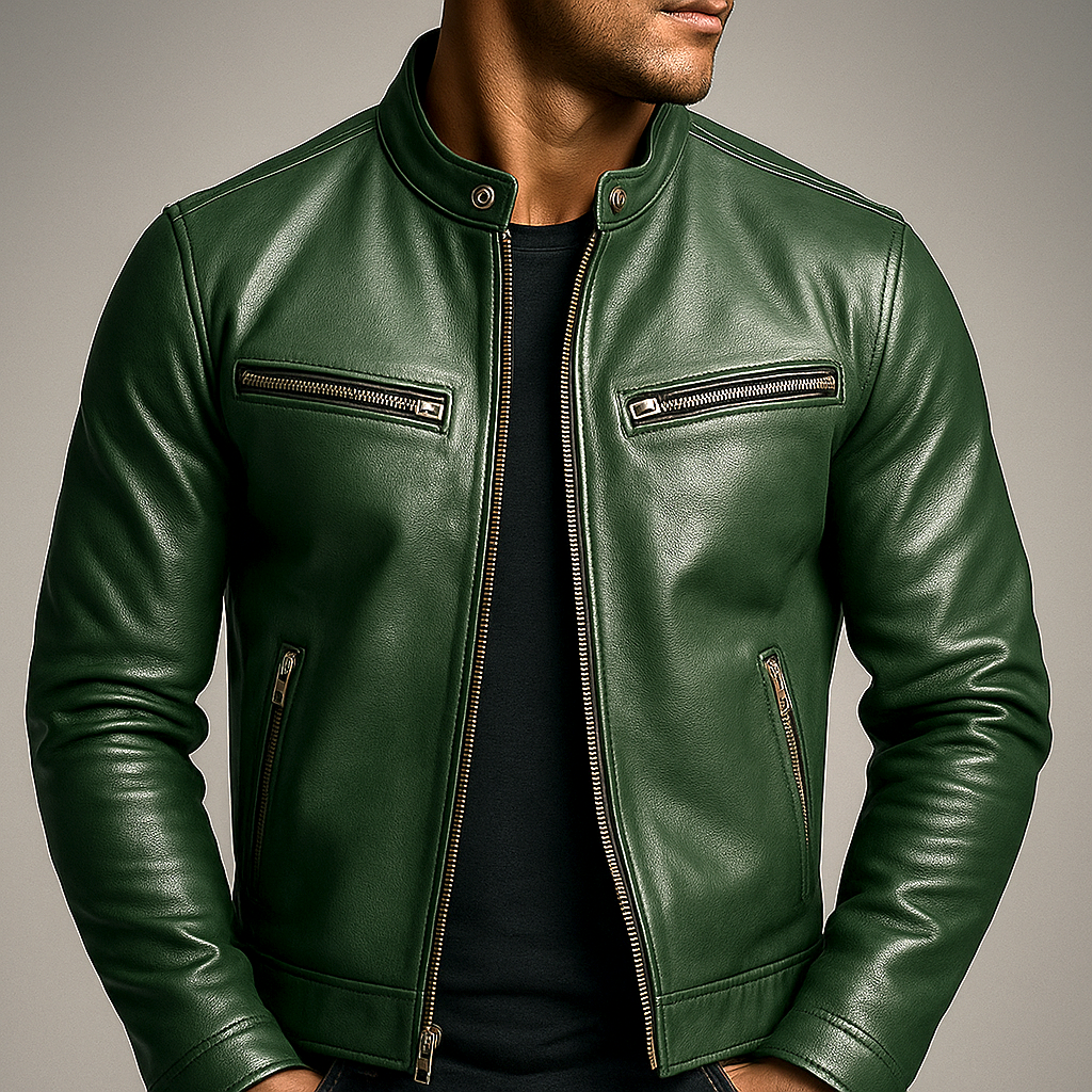 Aidan | Vintage-Style Textured Slim-Fit Jacket