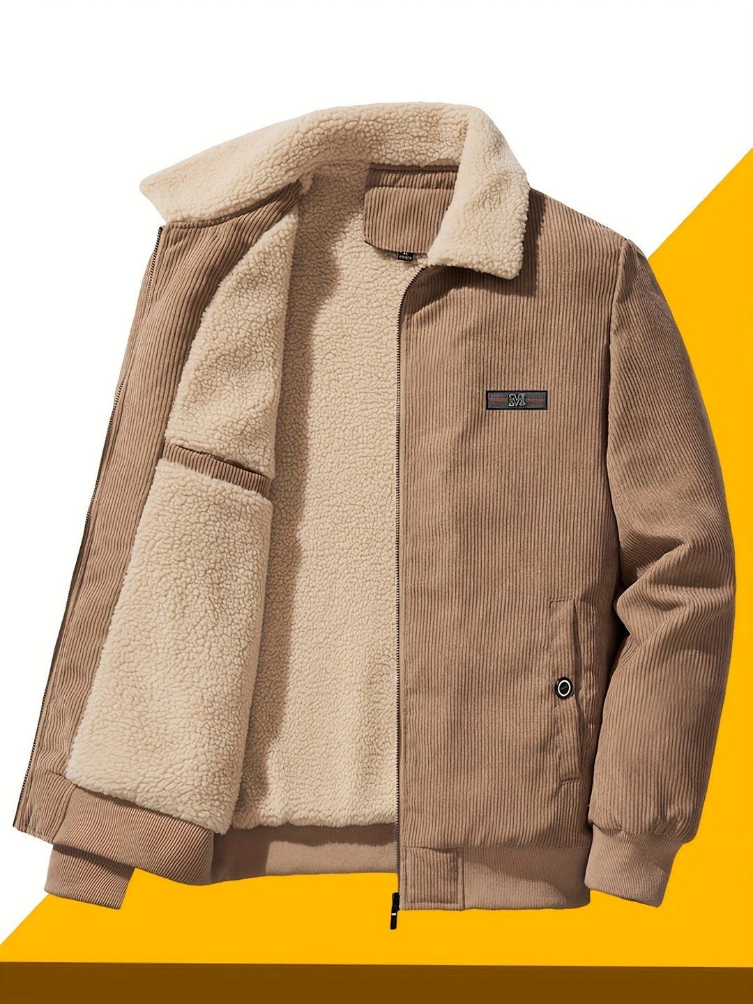 Leo | Ribbed Fleece-Lined Jacket