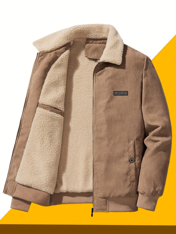 Leo | Ribbed Fleece-Lined Jacket