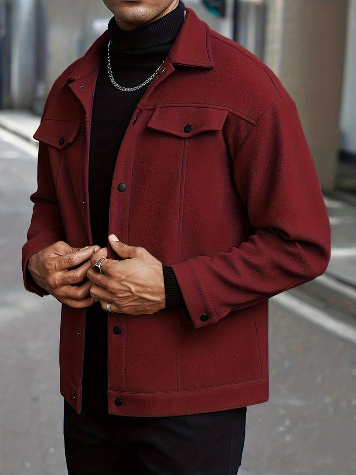 Reuben | Snap-Button Overshirt Jacket