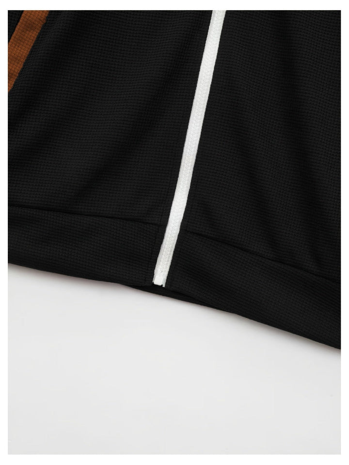 Gareth | Colour Block Zip Jacket