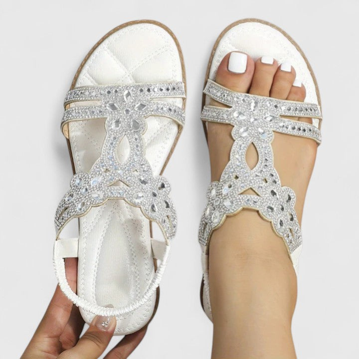 Michelle | Women's Orthopaedic Sandals with Pearls