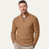 Men's Cable Knit Sweater | Premium Comfort, Timeless Style