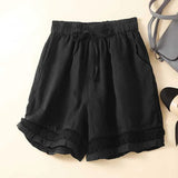 Women's Floral Embroidered Shorts | Relaxed Fit with Soft Waistband