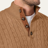 Men's Cable Knit Sweater | Premium Comfort, Timeless Style