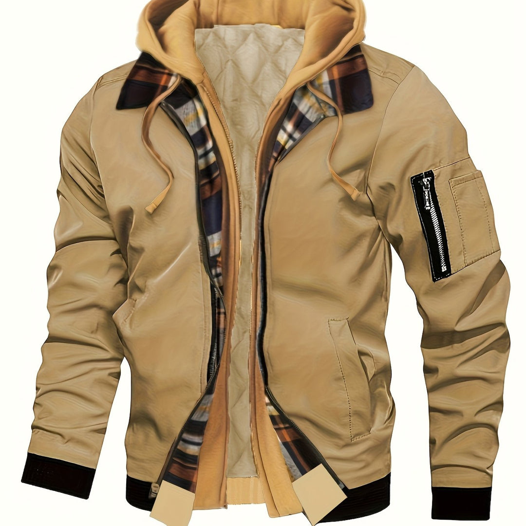 Euan | Hooded Zip-Up Casual Jacket
