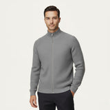 Men's Merino Wool Zip Up Cardigan | Premium Comfort, Timeless Elegance