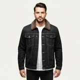 Men's Fleece Lined Denim Jacket | Warm, Classic Style