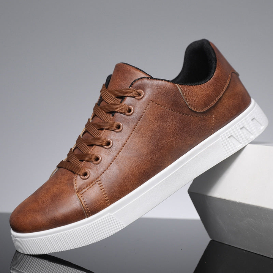 Men's Leather Trainers | Minimalist Comfortable Design