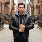 Leather Jacket Men | Modern Warmth & Classic Style
