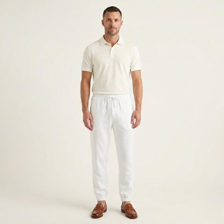 Robin | Linen Joggers with Relaxed Fit
