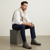 Men's Leather Ankle Boots | Durable Combat Style