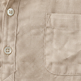 Men's Cotton Linen Henley Shirt | Breathable Summer Comfort