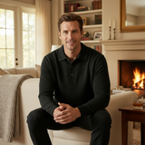 Men's Cashmere Polo Sweater | Premium Comfort, Timeless Style
