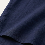 Men's Cotton Linen Henley Shirt | Lightweight Summer Comfort