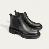 Men's Chelsea Boots | Smart Brogue Leather, All Season Comfort