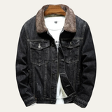 Men's Fleece Lined Denim Jacket | Warm, Classic Style