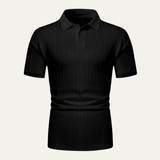 Men's Textured Button Up Polo | Casual Summer Style