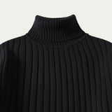 Men's Wool Ribbed Turtleneck Sweater | Classic Comfort, Timeless Style