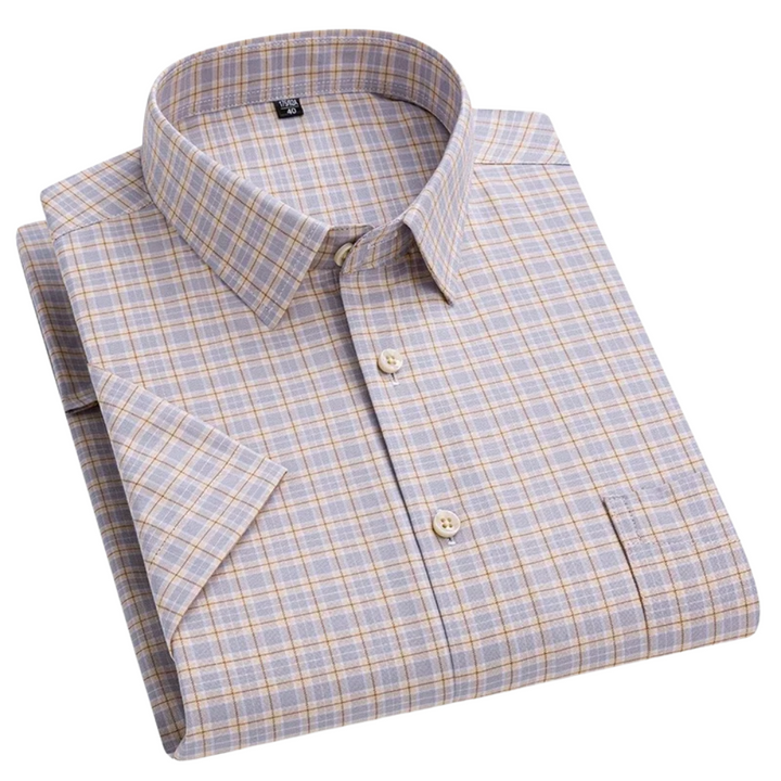 Zack | Men's Summer Short-Sleeve Cotton Shirt