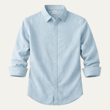Men's Linen Cotton Business Shirt | Professional Comfort & Breathable Style