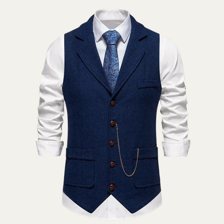Jake | Tweed Waistcoat