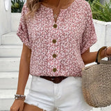 Women's Floral Print Blouse | Timeless Elegance & Versatile Style