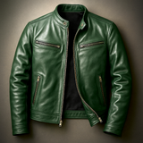 Men's Vintage Textured Jacket | Structured Slim Fit Style