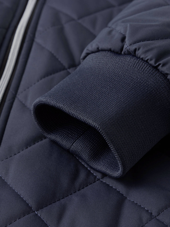 Laurence | Fleece-Lined Quilted Bomber Jacket