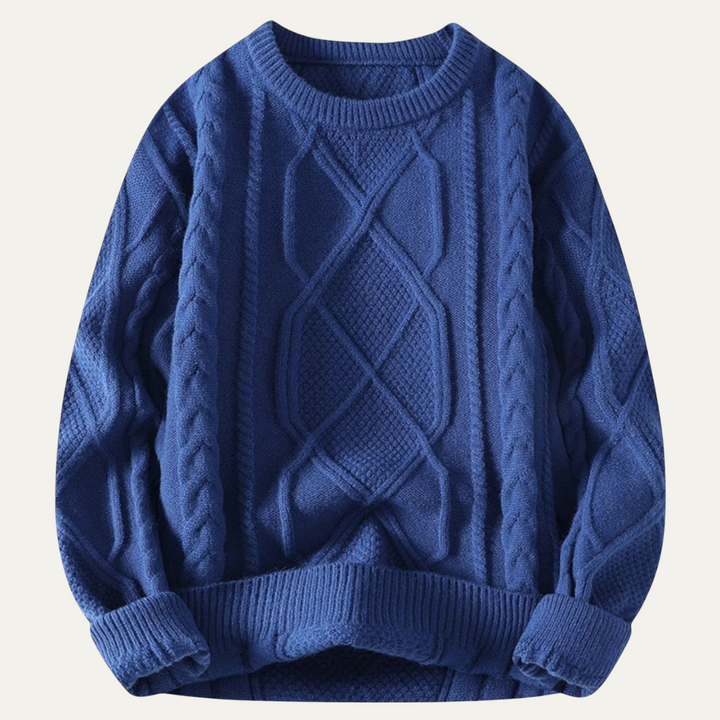Jordan | Chunky Cable Knit Fisherman Jumper