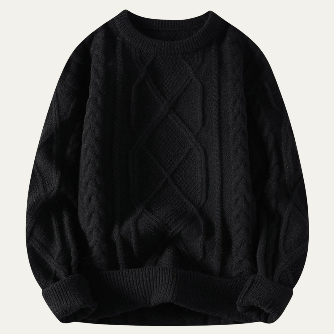 Jordan | Chunky Cable Knit Fisherman Jumper