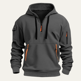 Men's Tactical Multi Pocket Hoodie | Durable Winter Comfort