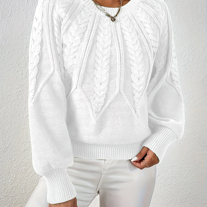 Angela | Relaxed Fit Cable Knit Jumper