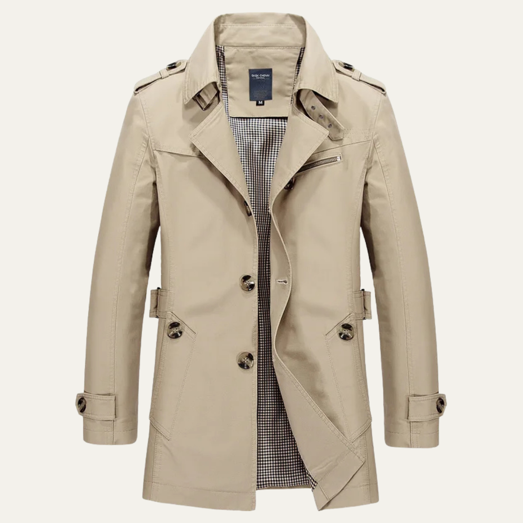 Patrick | Waterproof Double-Breasted Trench Coat