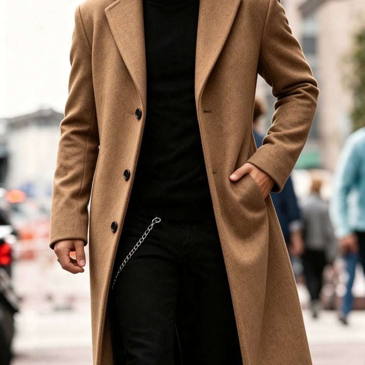 Mark | Long Tailored Winter Overcoat