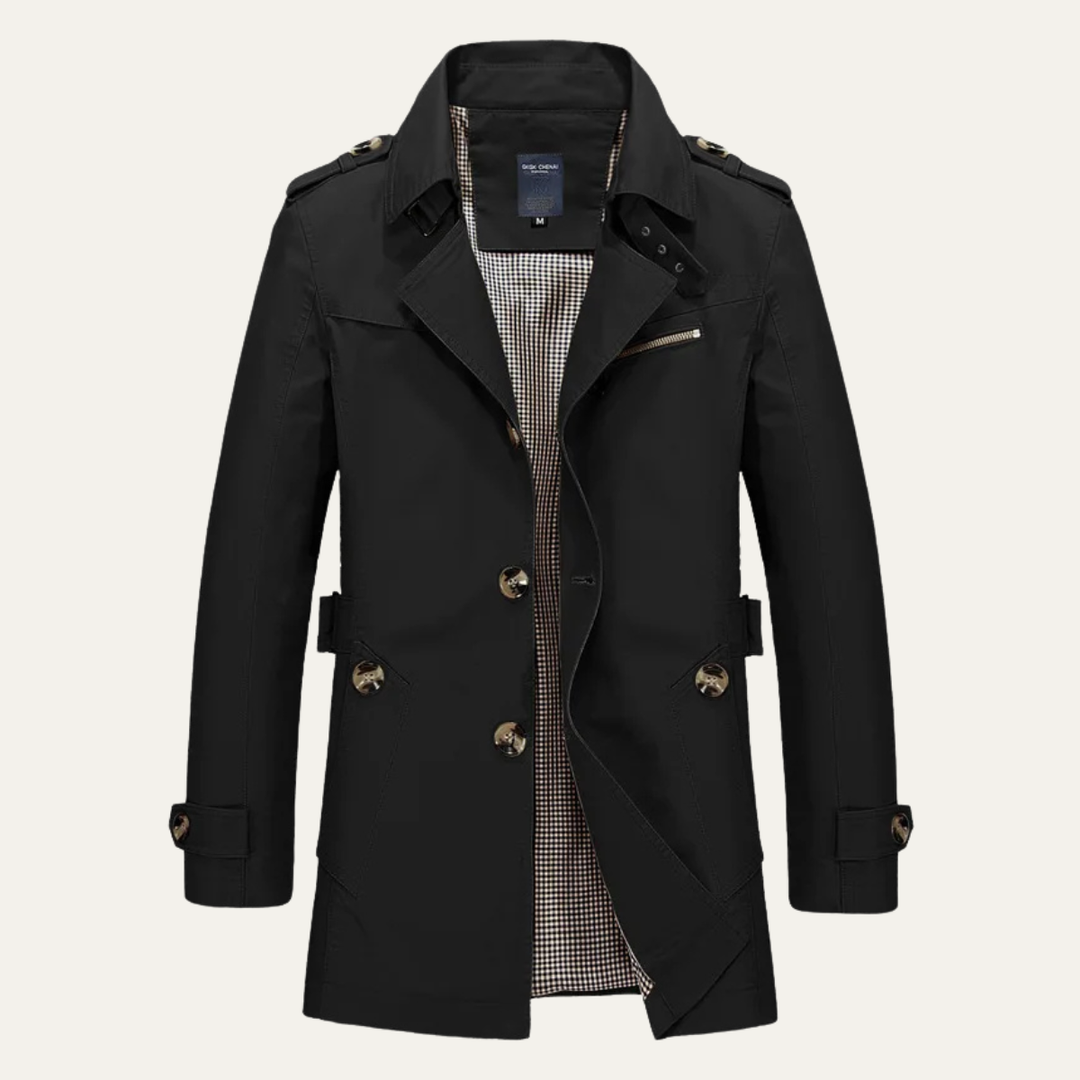 Patrick | Waterproof Double-Breasted Trench Coat