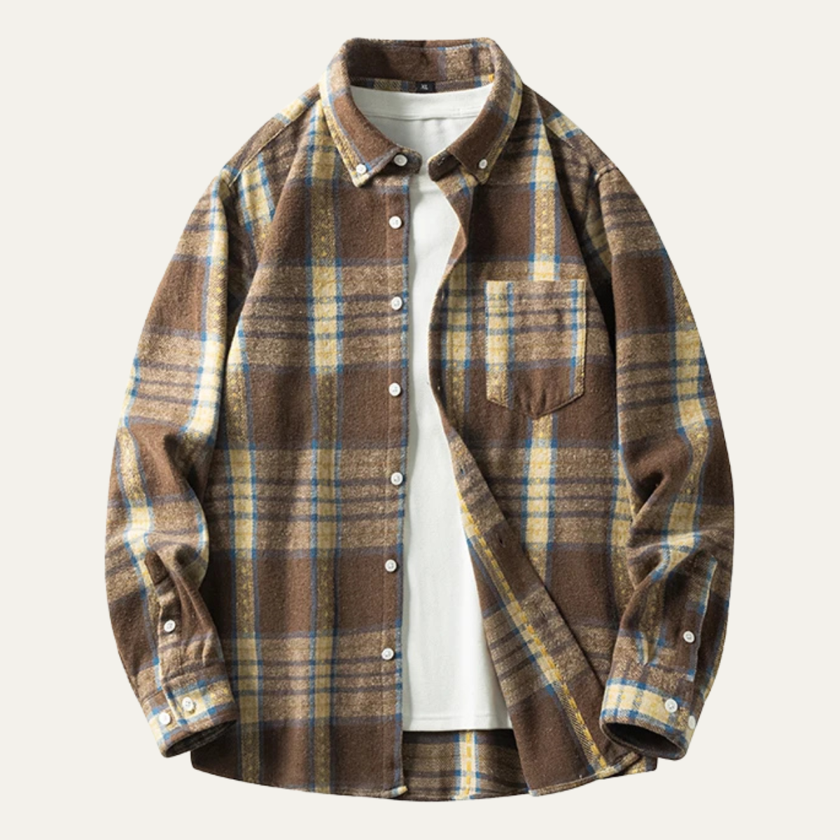 Men's Plaid Flannel Shirt | Casual Comfort, Timeless Style