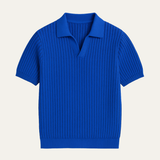 Men's Knitted Polo Shirt | Classic Comfort & Timeless Style
