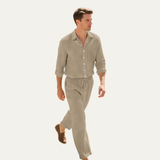 Men's Linen Summer Set | Breathable Beach Style
