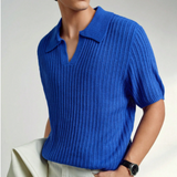 Men's Knitted Polo Shirt | Classic Comfort & Timeless Style
