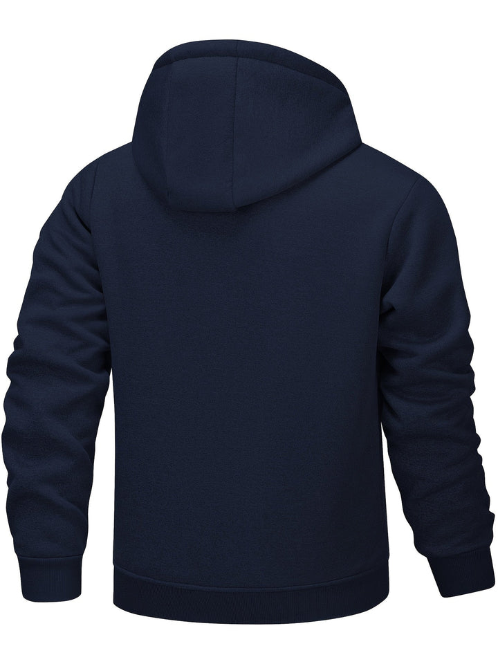 Ross | Hooded Fleece-Lined Zip-Up Jacket