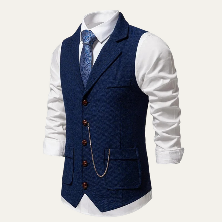 Jake | Tweed Waistcoat