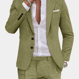 Men's Handmade Summer Suit | Lightweight Two-Button Elegance