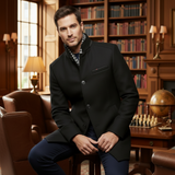 Men's Wool Trench Coat | Smart Casual Elegance