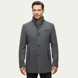 Men's Wool Trench Coat | Smart Casual Elegance