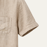 Men's Cotton Linen Henley Shirt | Breathable Summer Comfort