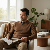 Men's Cashmere Polo Sweater | Premium Comfort, Timeless Style
