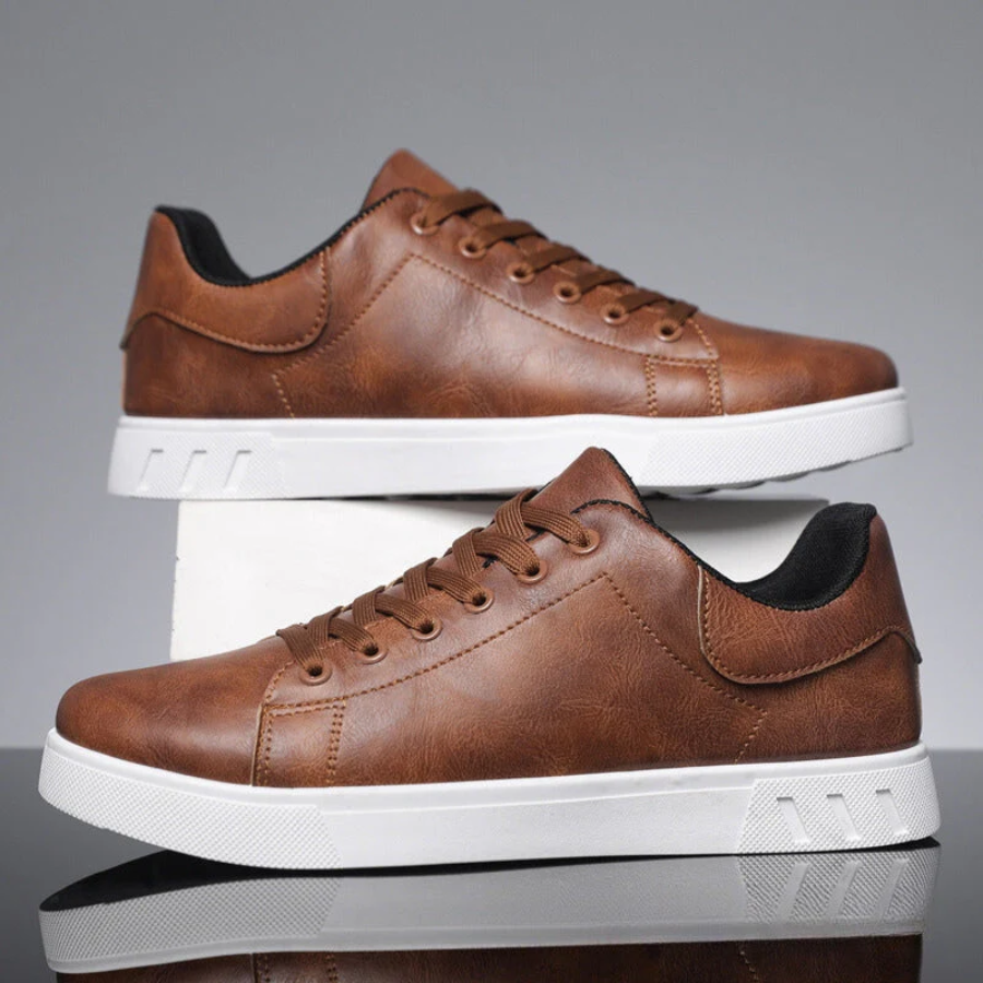 Men's Leather Trainers | Minimalist Comfortable Design
