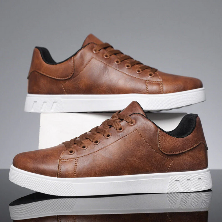 Men's Leather Trainers | Minimalist Comfortable Design